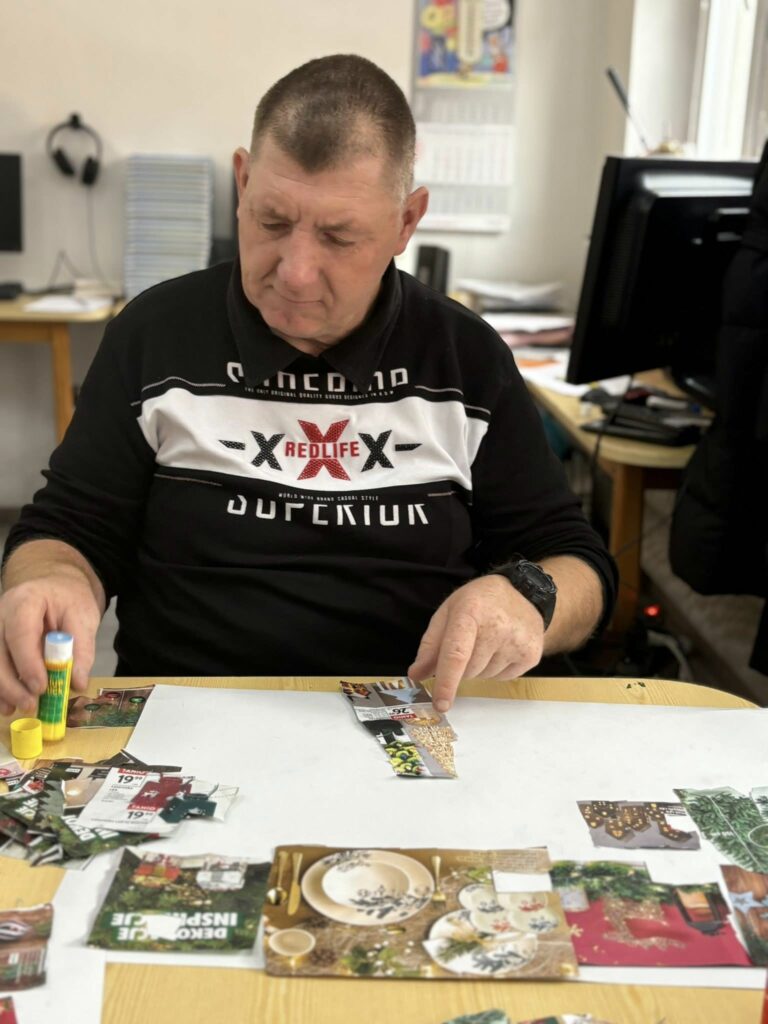 Świąteczne kolaże